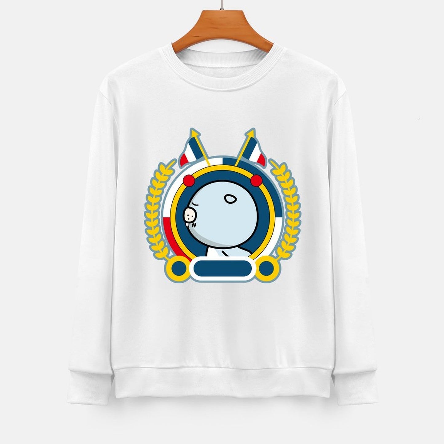 Front Patterned Long Sleeve TopDesign-Your-Own Neat