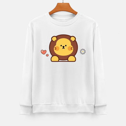 Front Patterned Long Sleeve TopVintage 100% Cotton