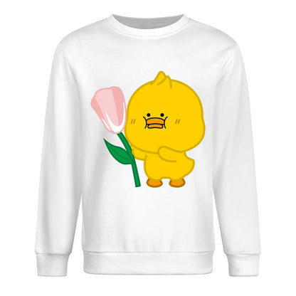 Front Patterned Long Sleeve TopStreet Printed