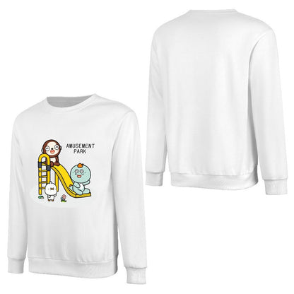 Front Patterned Long Sleeve TopPocket Tee Street