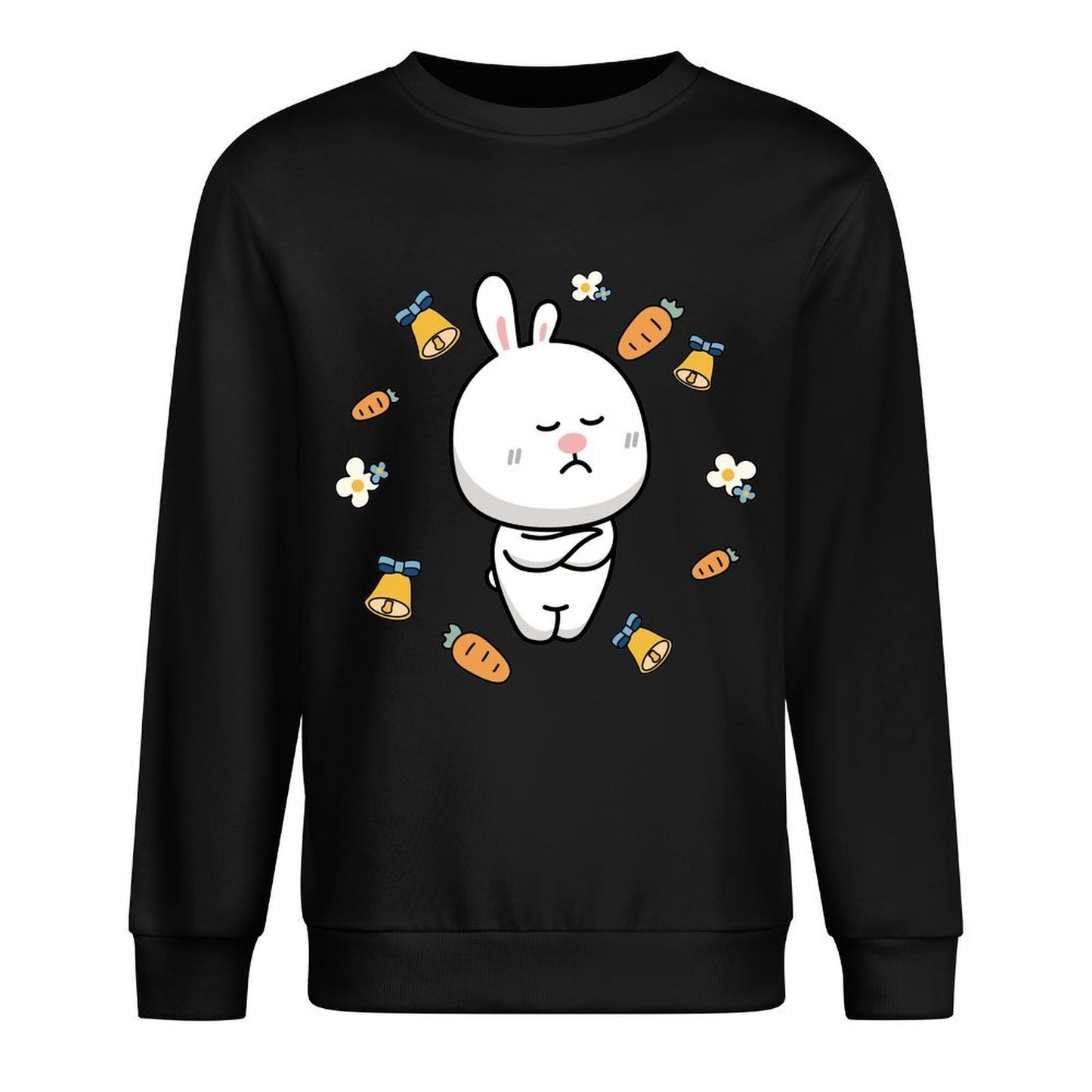 Front Patterned Long Sleeve TopVintage CleanCut