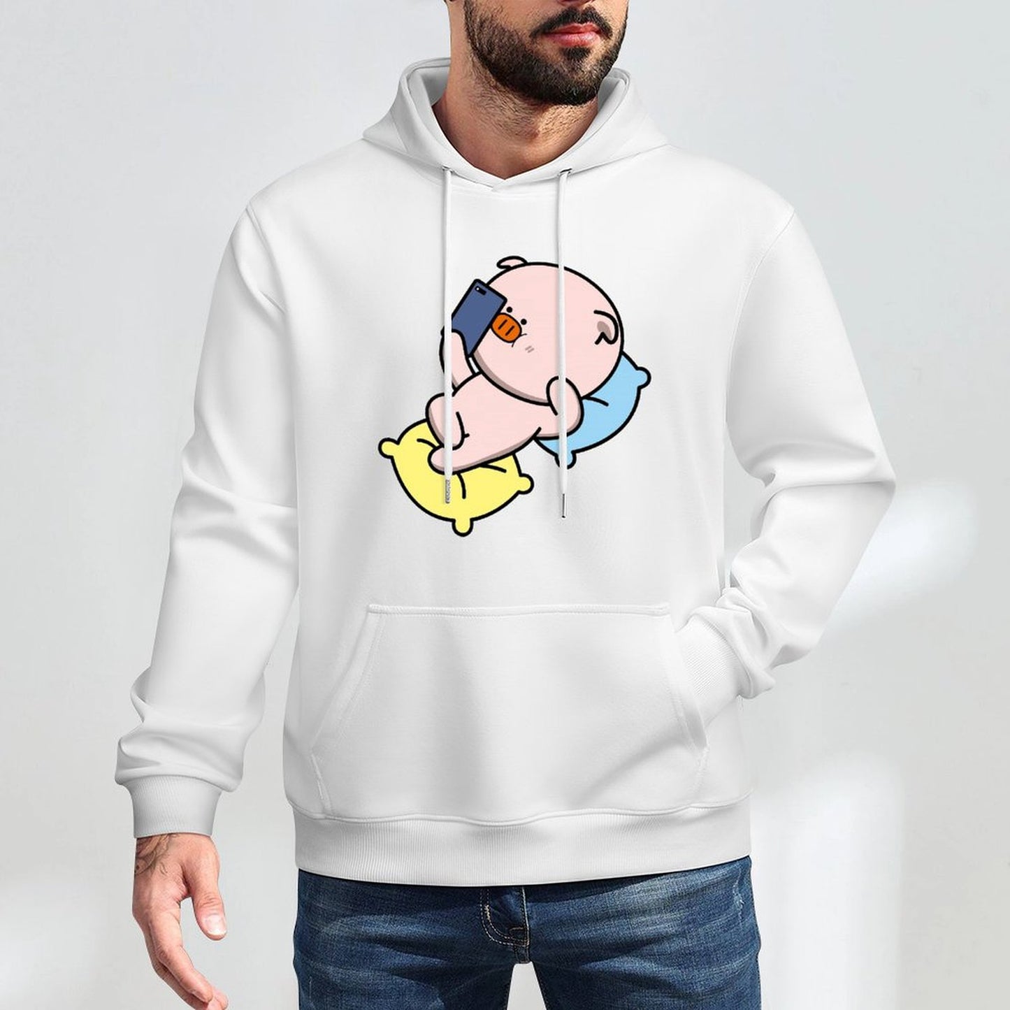 Strong CleanCut Front Graphic Hoodies