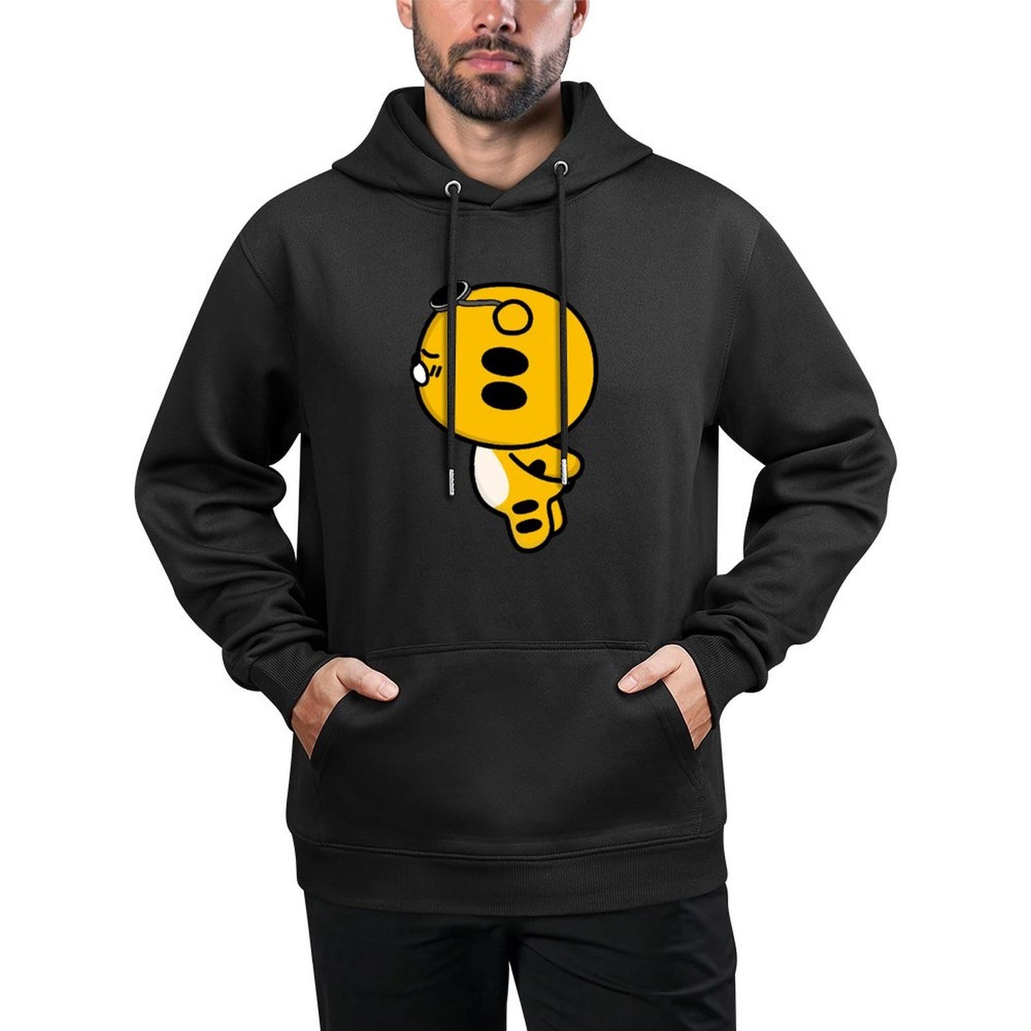 IPBR 250g Hooded Pocket Sweatshirt Front GraphicMen's Hooded  Sweatshirt4000526