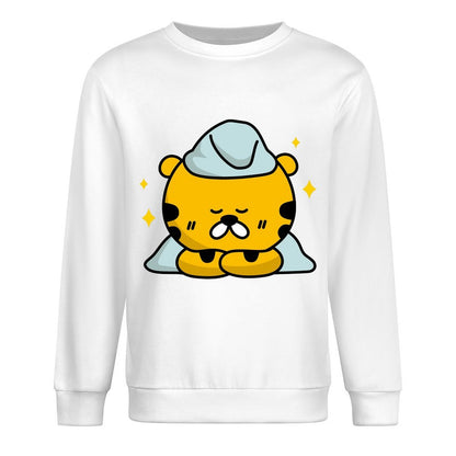 Front Patterned Long Sleeve TopComfort Printed