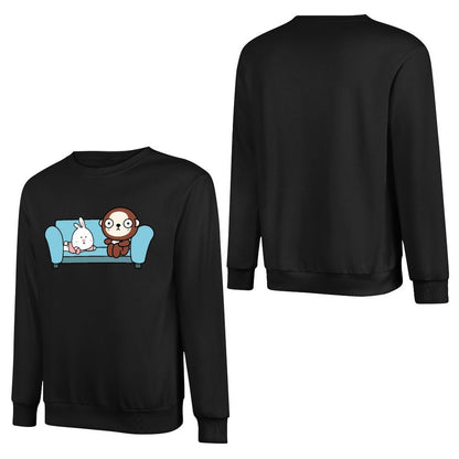 Front Patterned Long Sleeve TopWeekend CityStyle