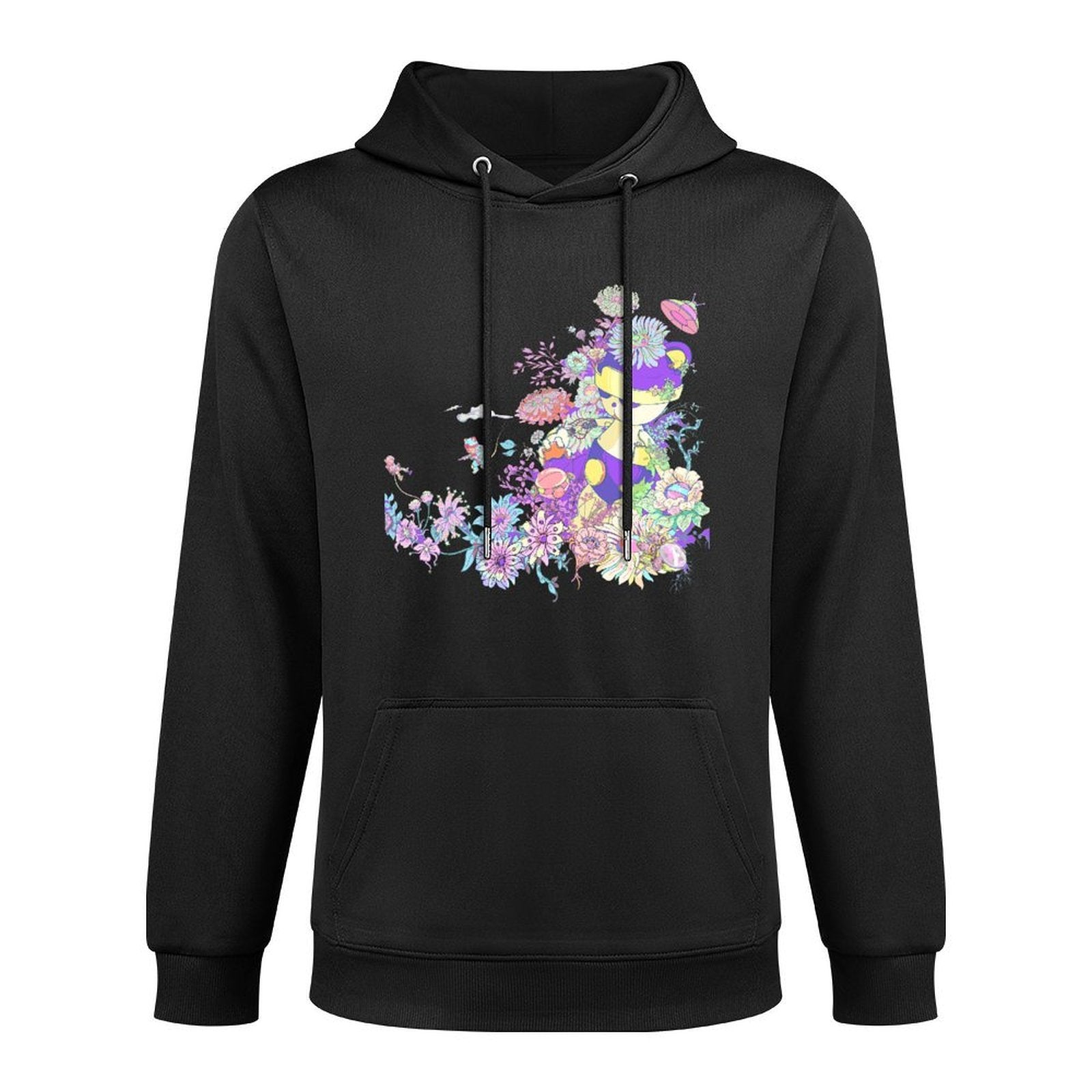 Hoodie Front PatternPocket Tee Crisp Print