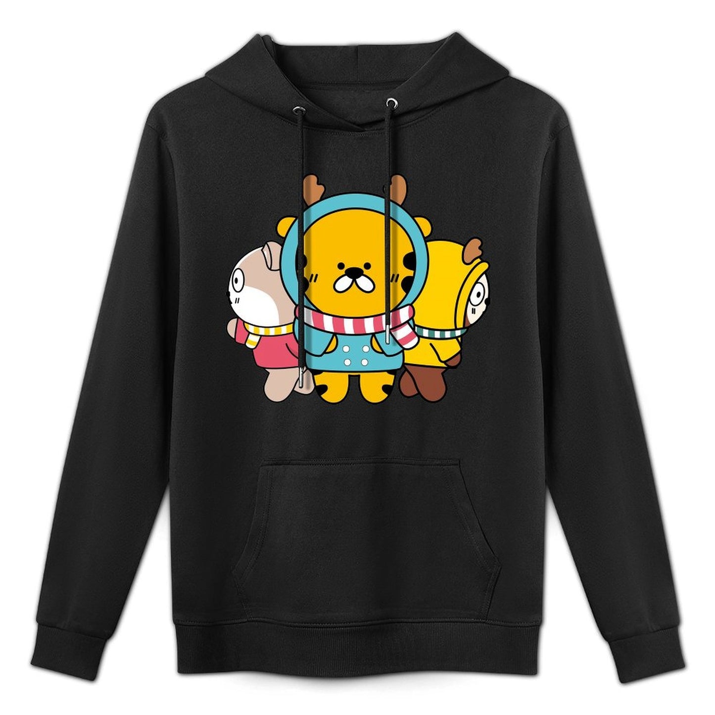 Outdoor Shrink-Resistant Front Graphic Hoodies