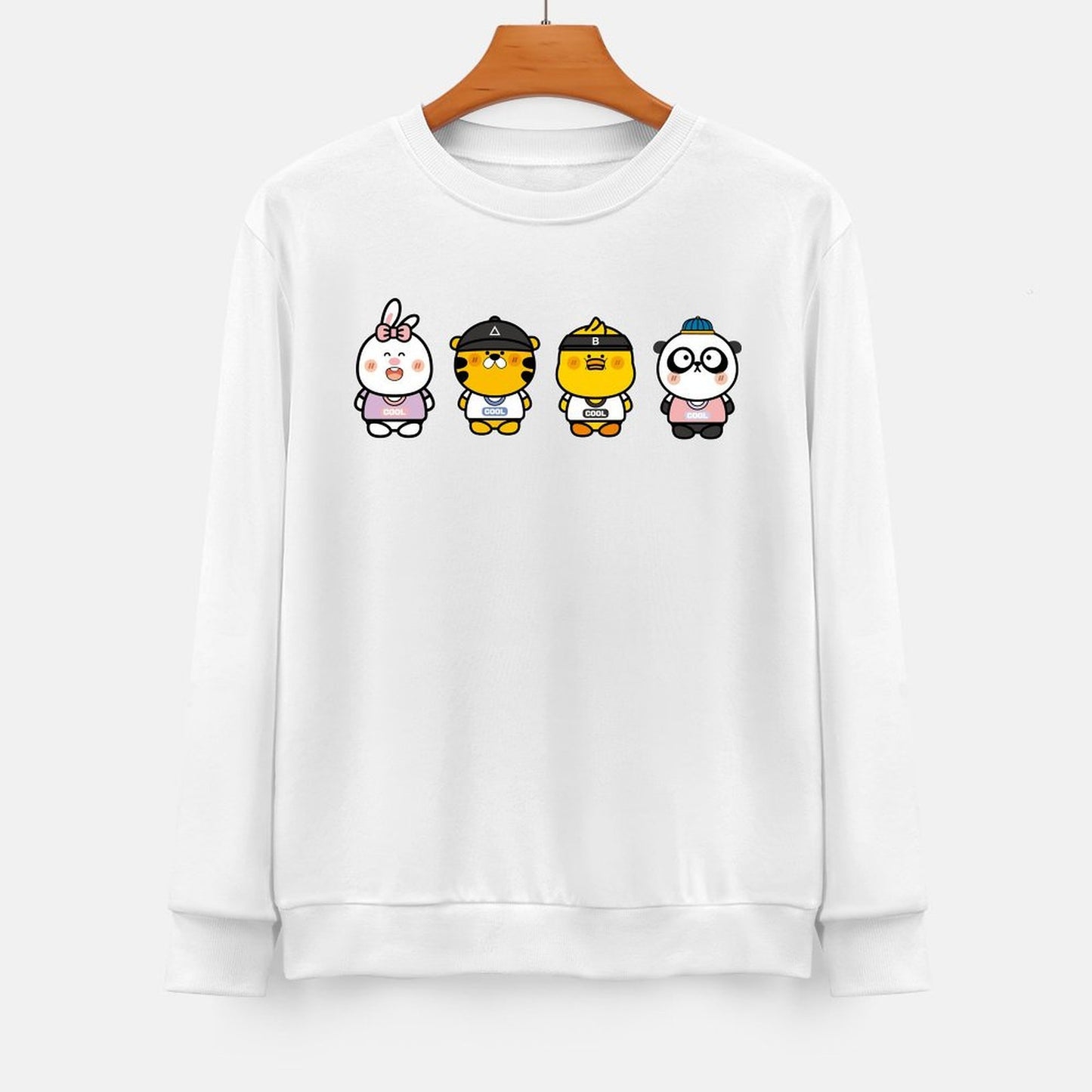 Front Patterned Long Sleeve TopComfortSeries Made-to-Order