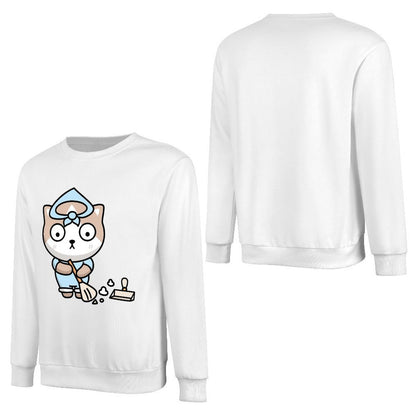 Front Patterned Long Sleeve TopEasy-Care PureStyle