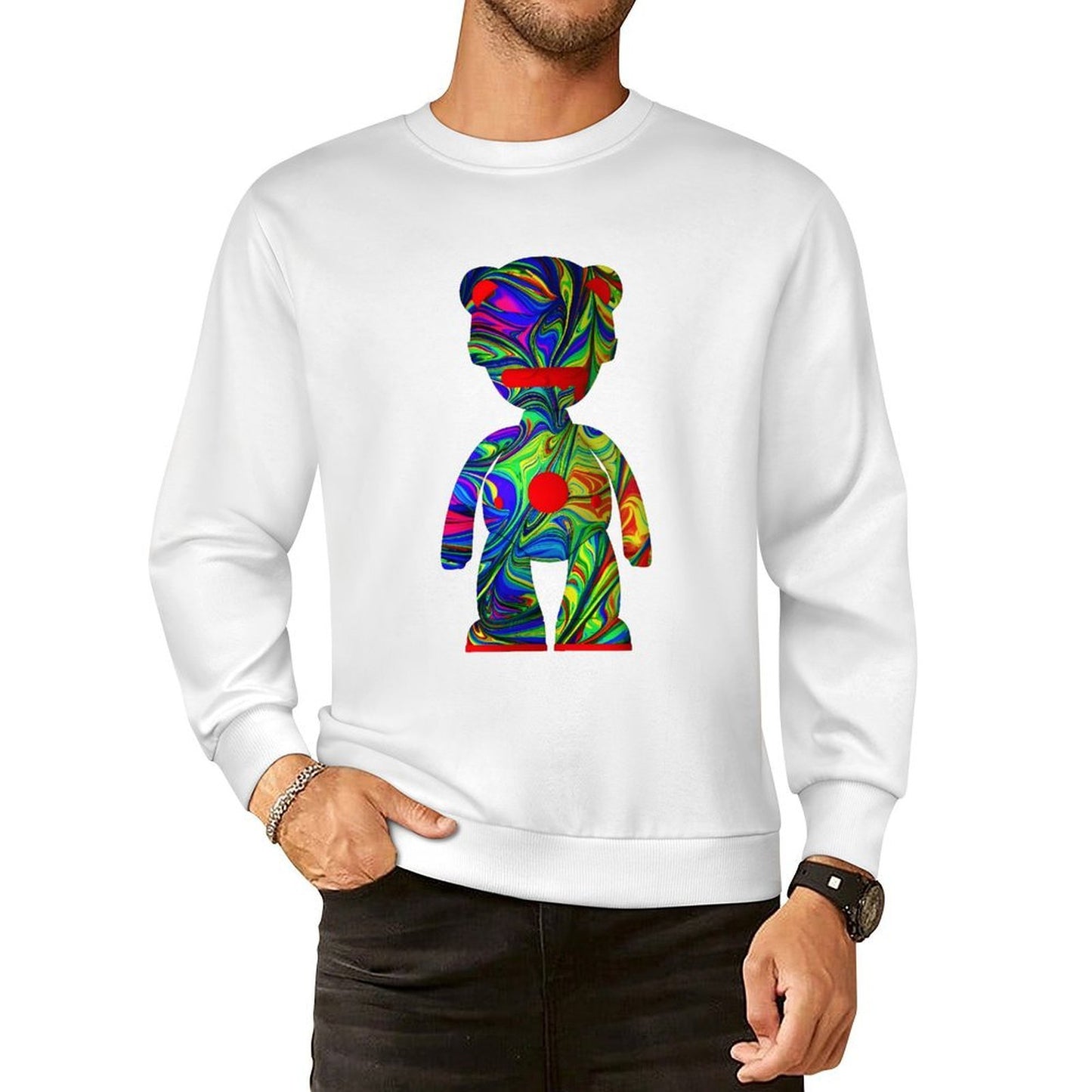 Long Sleeve With Front Pattern100% Cotton TrueComfort