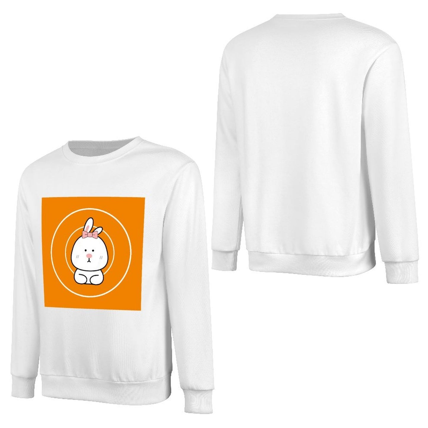 Front Patterned Long Sleeve TopCasual Sharp