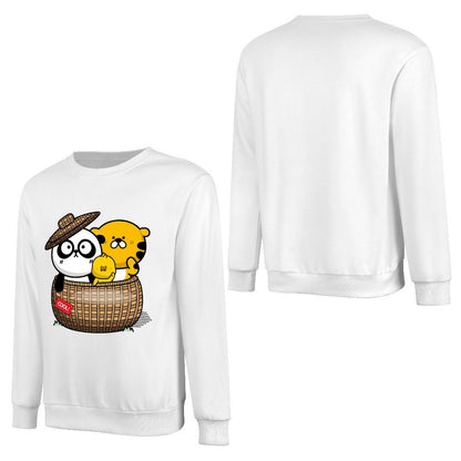 Front Patterned Long Sleeve TopDesign-Your-Own High-Quality