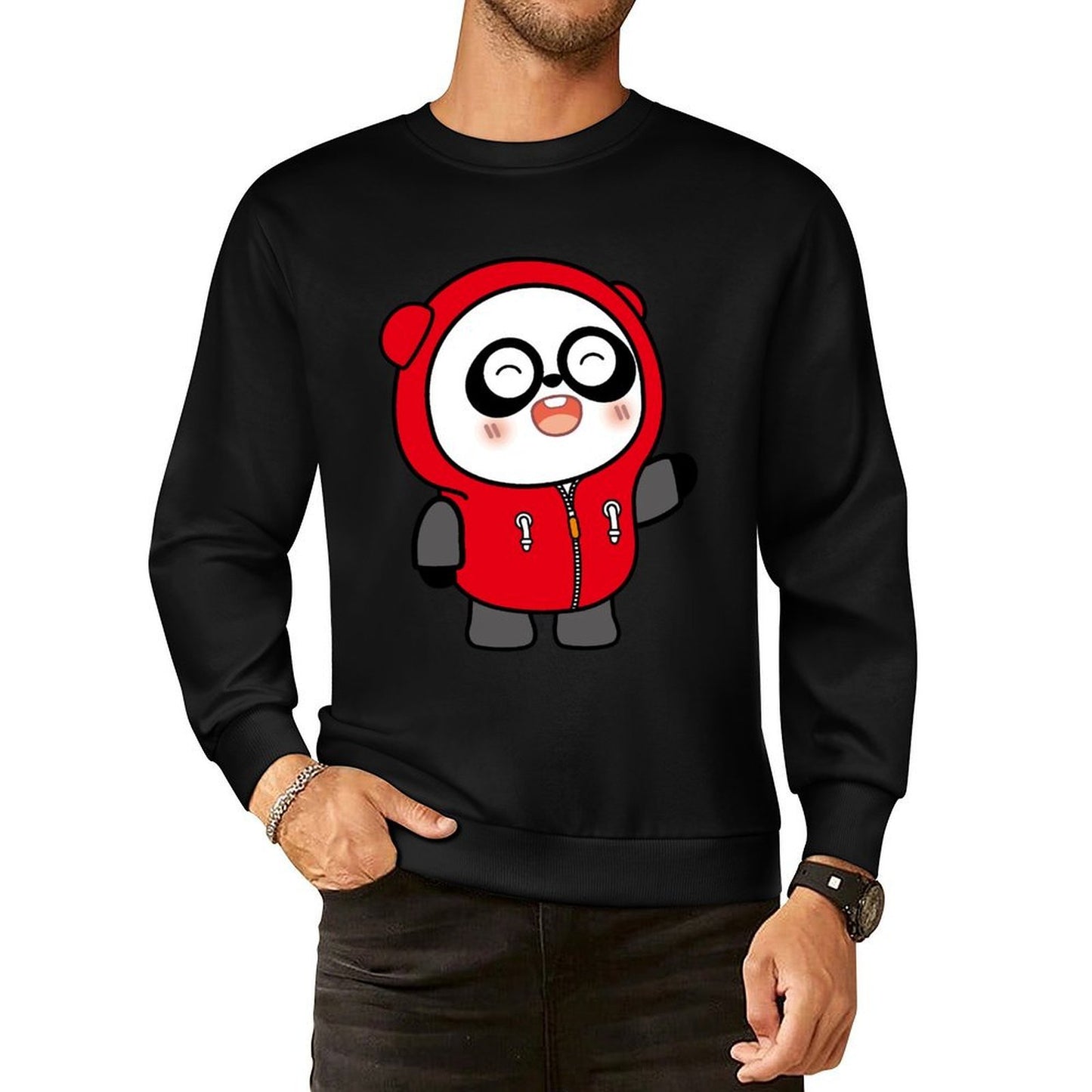 Front Patterned Long Sleeve TopSoftWear EverydayComfort