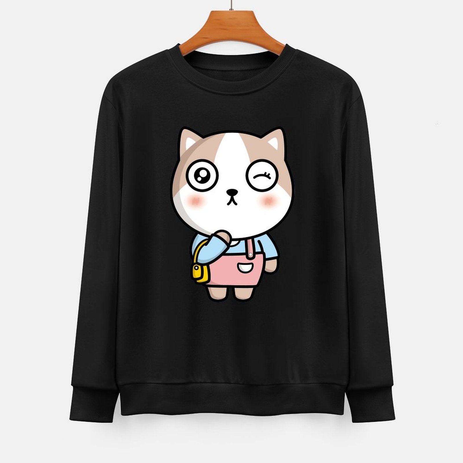  Front Patterned Long Sleeve TopTimelessStyle Strong