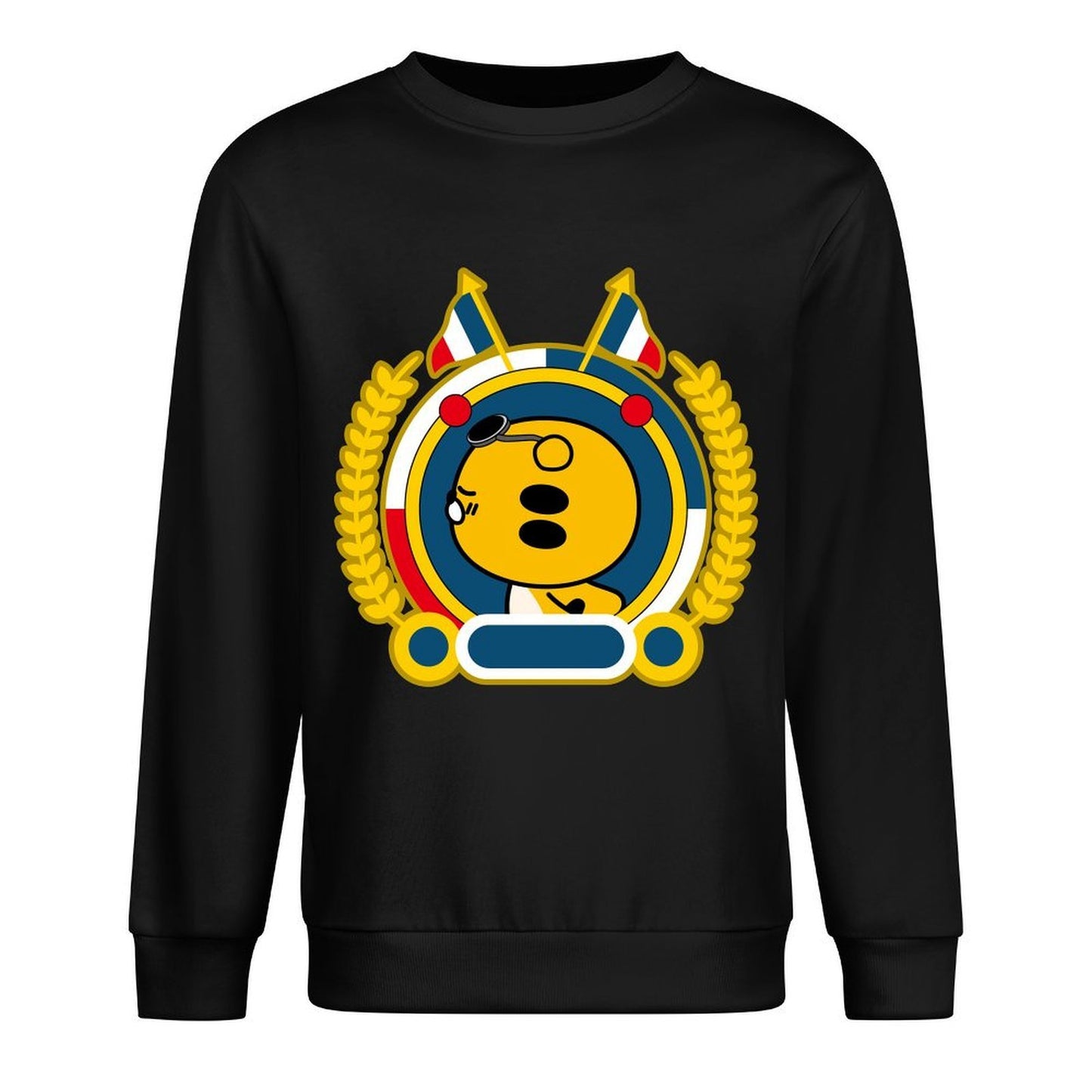 Front Patterned Long Sleeve TopSmooth Performance