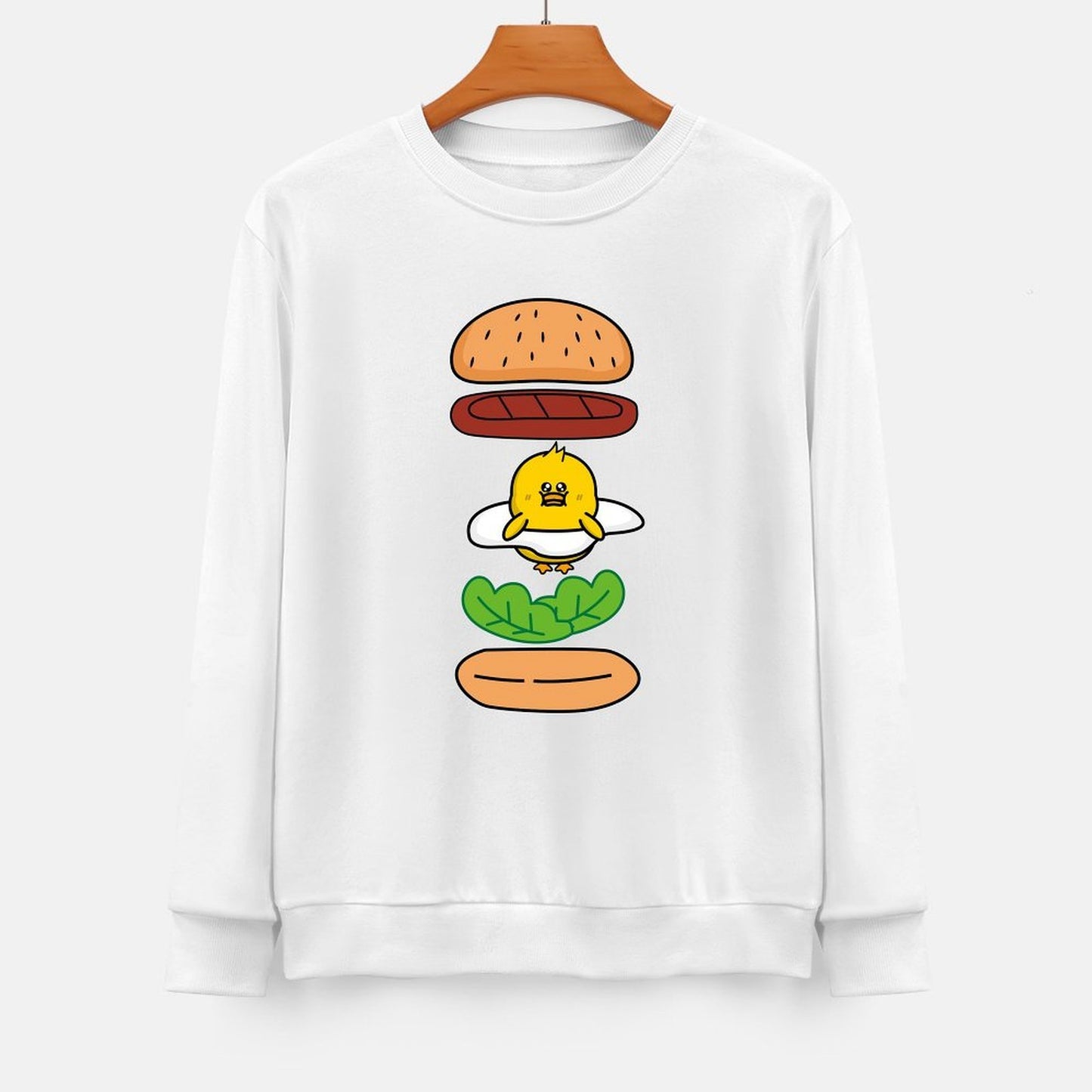 Front Patterned Long Sleeve TopBold Fresh