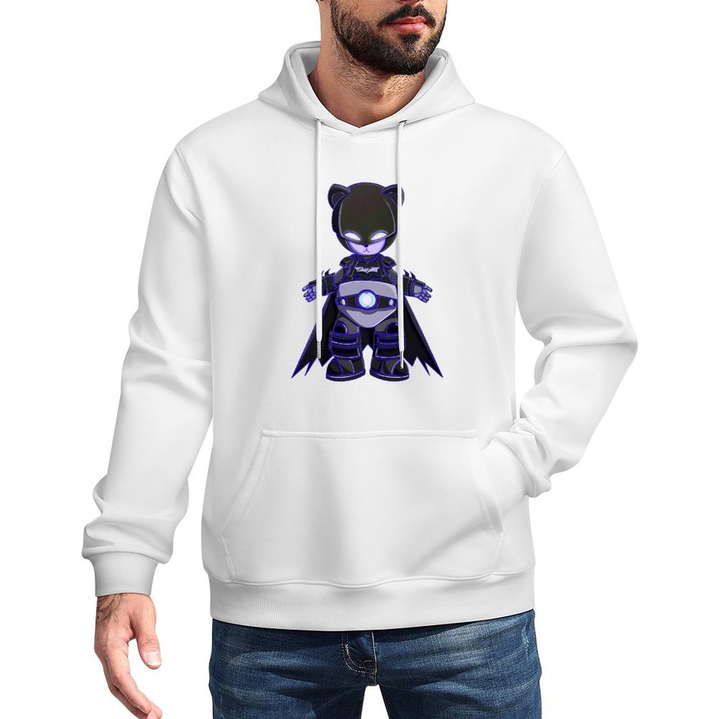 IPIB 250g Hooded Pocket Sweatshirt Front GraphicMen's Hooded  Sweatshirt6000063-1