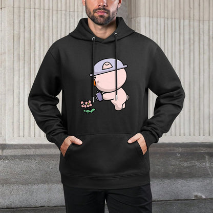 ActiveWear Plain Front Graphic Hoodies