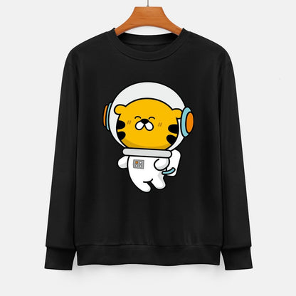  Front Patterned Long Sleeve TopHeavyweight Logo-Ready