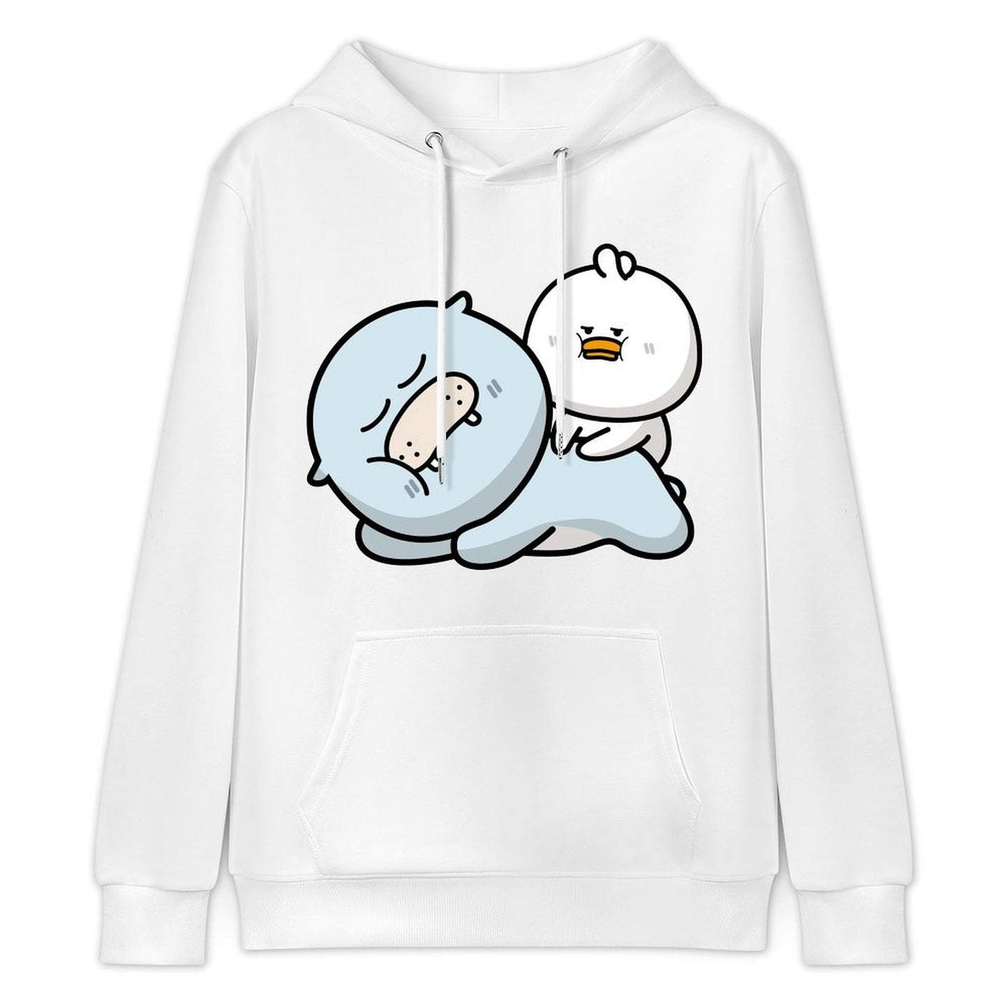 Front Graphic HoodiesMinimal Crisp Print