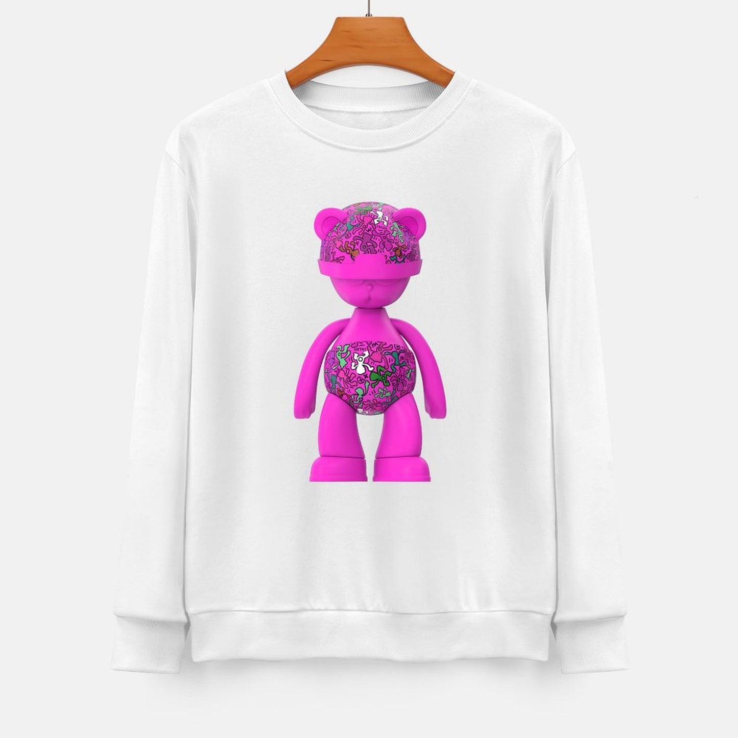 Long Sleeve With Front PatternRetro Vibrant Colors