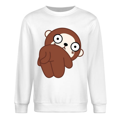 Front Patterned Long Sleeve TopLooseFit StreetLine