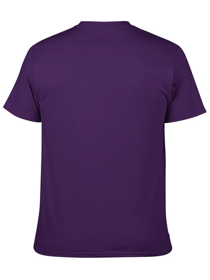Custom adult heat transfer short-sleeved T-shirts  purple