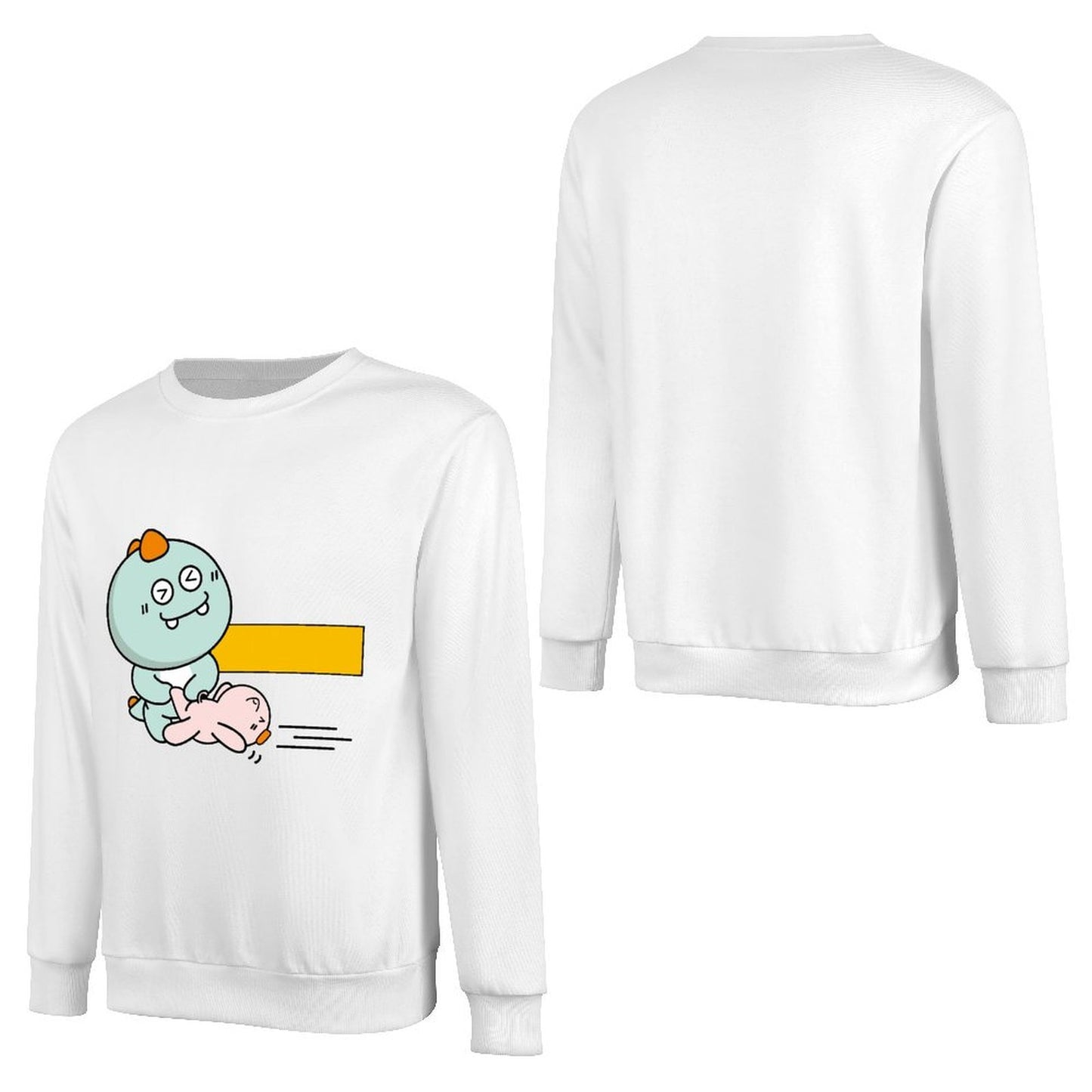 Front Patterned Long Sleeve TopSoftstyle Timeless