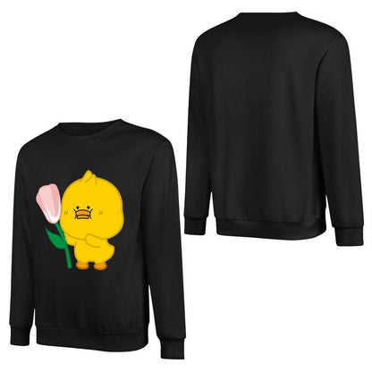 Front Patterned Long Sleeve Top100% Cotton Clean