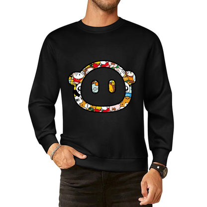 Front Patterned Long Sleeve TopSignature ClassicFit