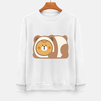 Front Patterned Long Sleeve TopLifestyle Print-Ready