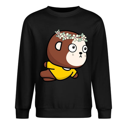 Front Patterned Long Sleeve TopClean 100% Cotton