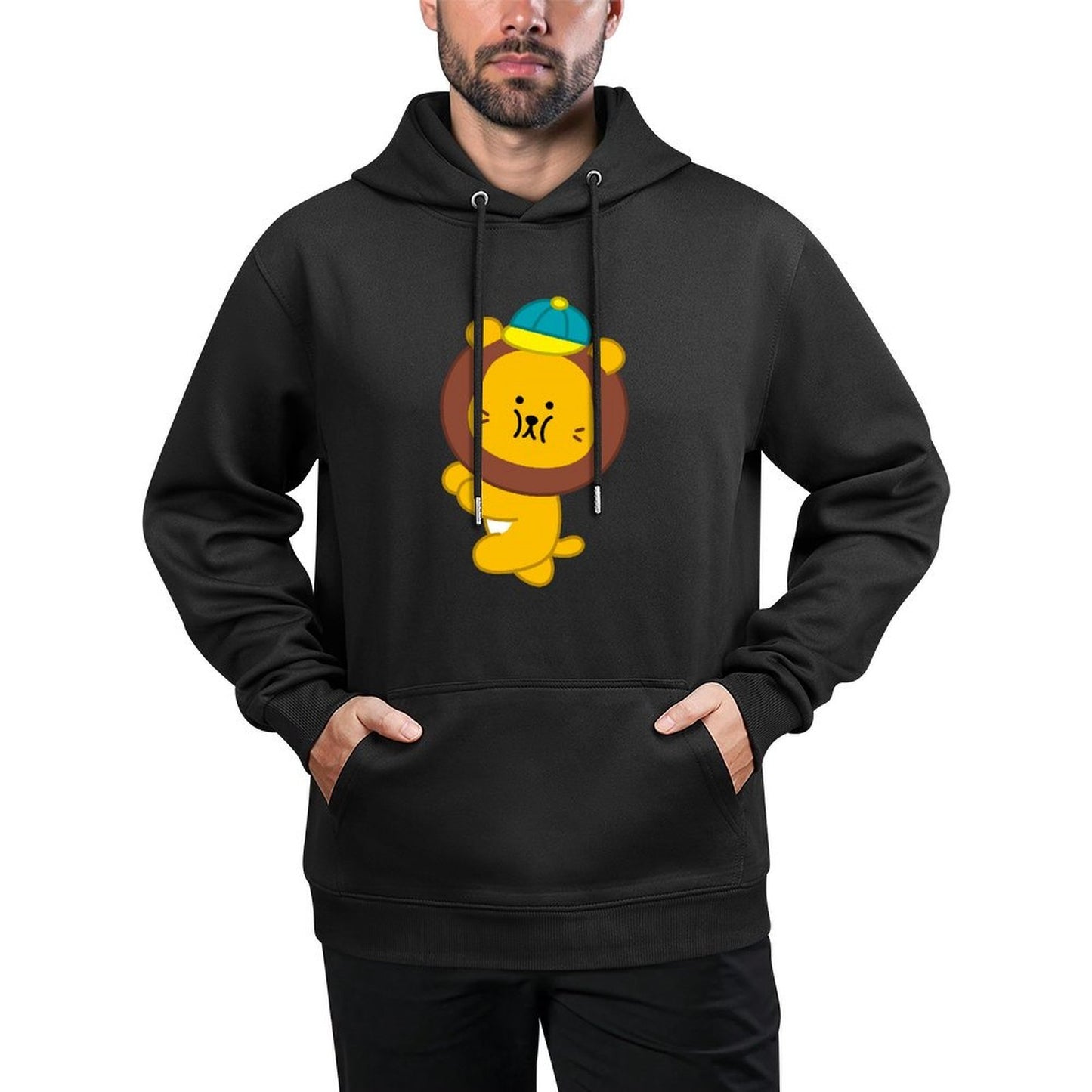 IPBR 250g Hooded Pocket Sweatshirt Front GraphicMen's Hooded  Sweatshirt4000727