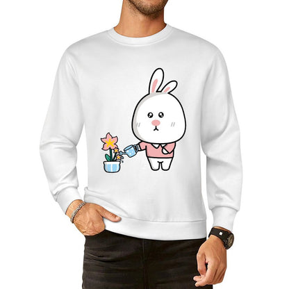 Front Patterned Long Sleeve TopSimple Oversized