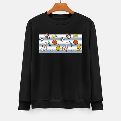  Front Patterned Long Sleeve TopClassicLine Sleek