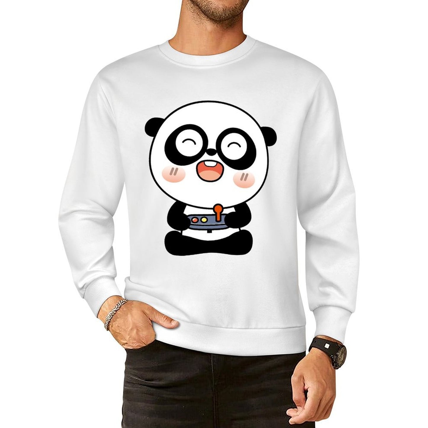 Front Patterned Long Sleeve TopSeamless Moisture-Wicking