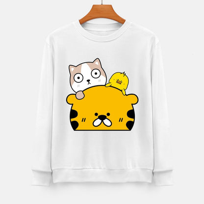 Front Patterned Long Sleeve TopActive EverydayComfort