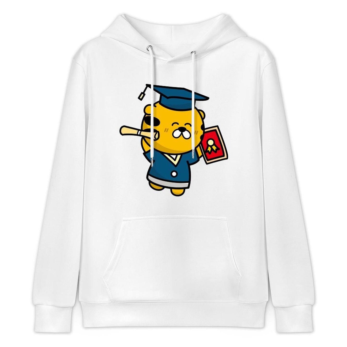 Indoor Slim Fit Front Graphic Hoodies