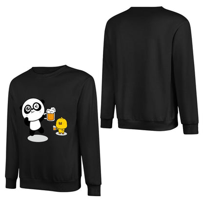 Front Patterned Long Sleeve TopSleek Cotton