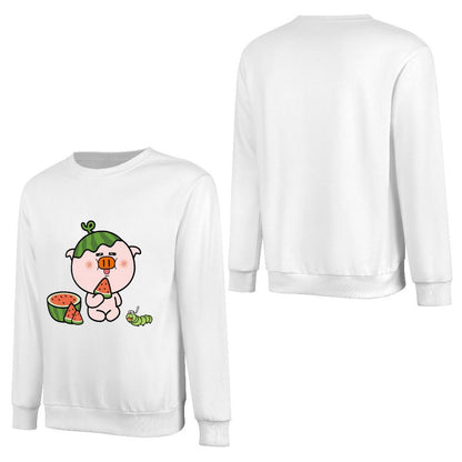 Front Patterned Long Sleeve TopRelaxFit Soft-Touch