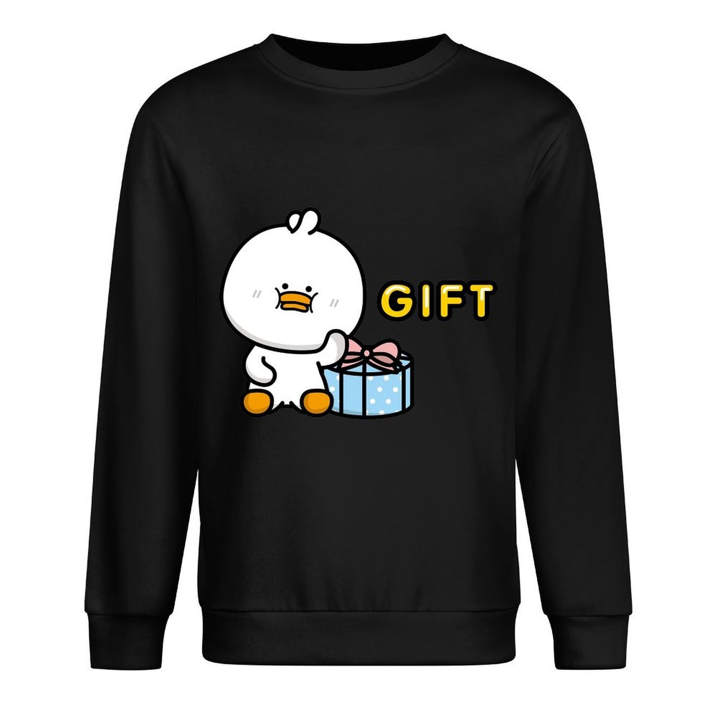 Front Patterned Long Sleeve TopChill RelaxFit