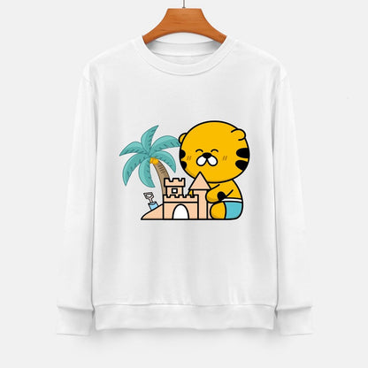 Front Patterned Long Sleeve TopRefined Clean Edges