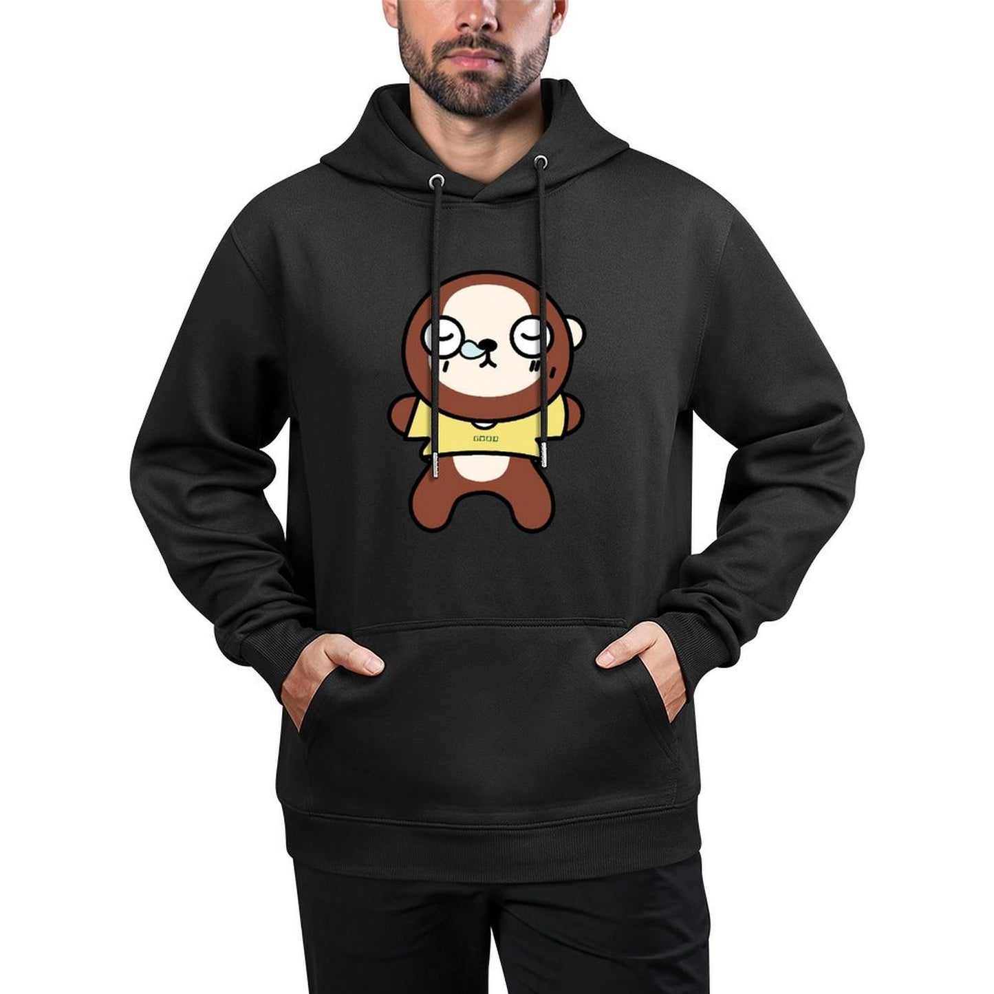 IPBR 250g Hooded Pocket Sweatshirt Front GraphicMen's Hooded  Sweatshirt4000742