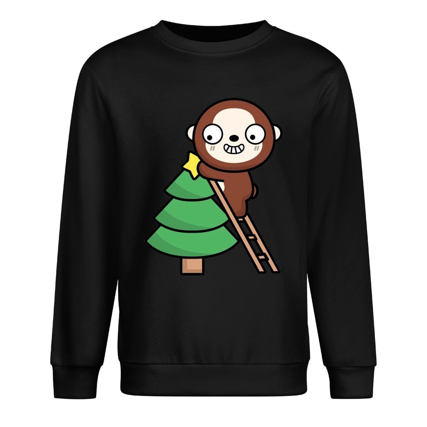 Front Patterned Long Sleeve TopPerformance Soft-Touch