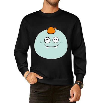 Front Patterned Long Sleeve TopPocket Tee BasicSeries