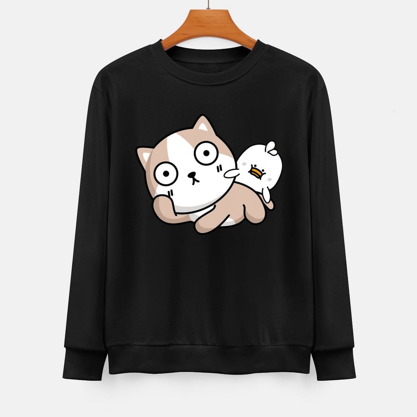  Front Patterned Long Sleeve TopRelaxed RegularFit