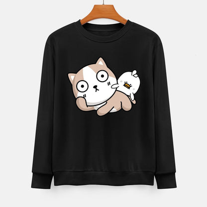  Front Patterned Long Sleeve TopRelaxed RegularFit