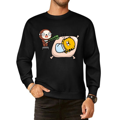 Front Patterned Long Sleeve TopSharp Cotton