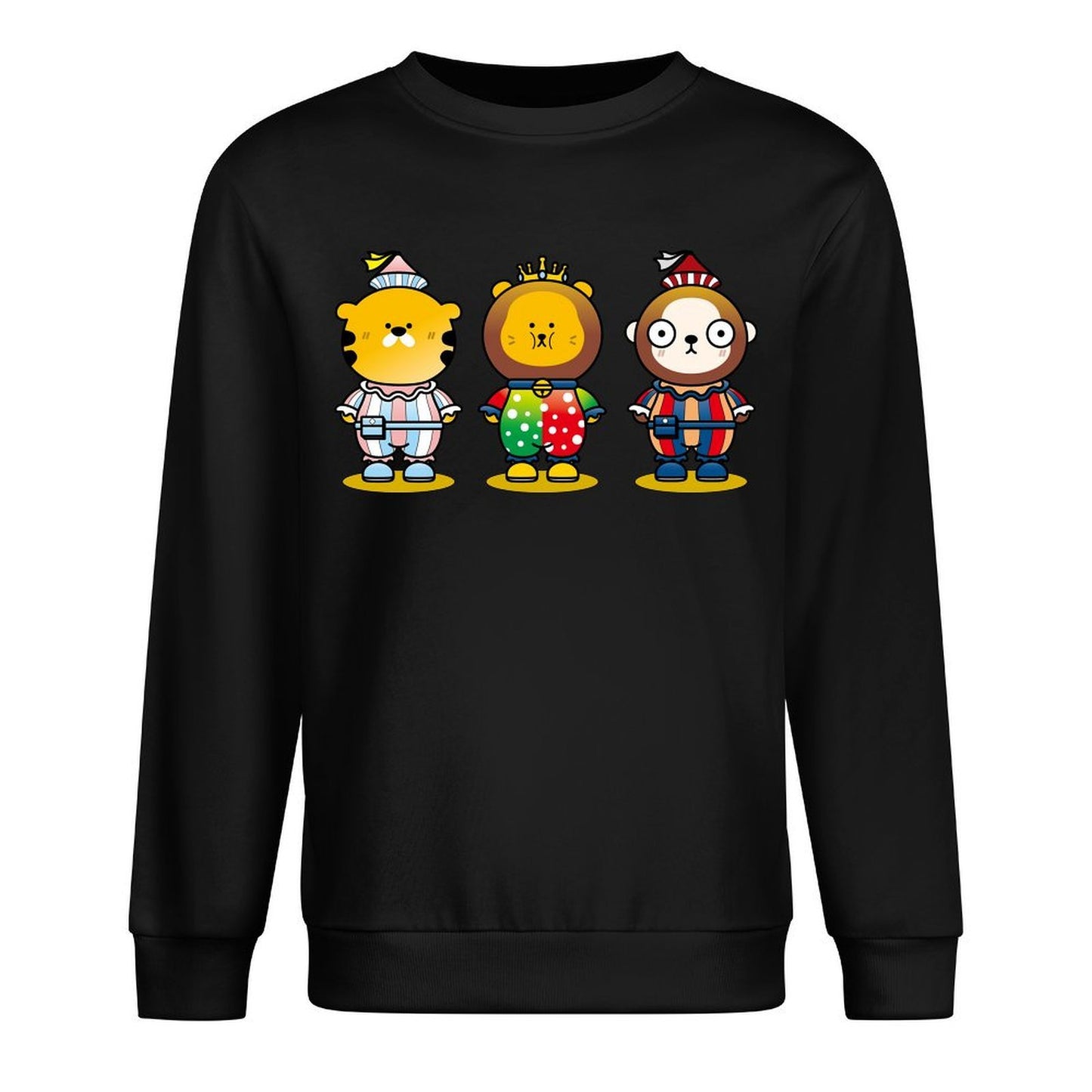 Front Patterned Long Sleeve TopSimple Reliable