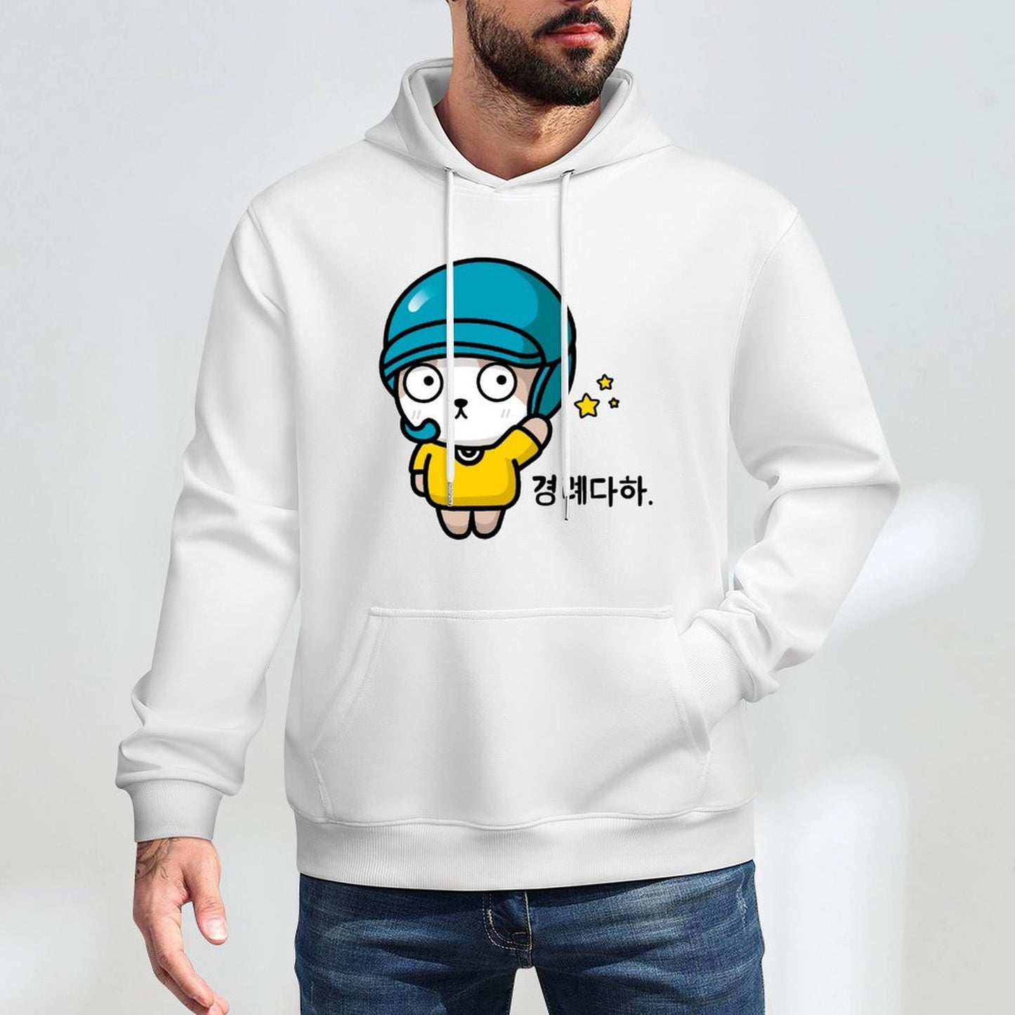 Basic Minimal Front Graphic Hoodies